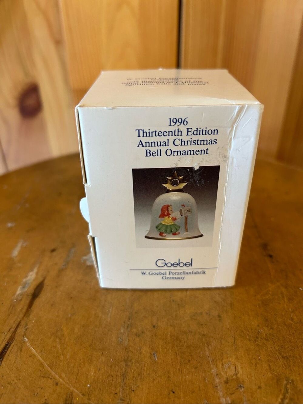 Goebel 1996 13th edition annual Christmas bell ornament (0106)